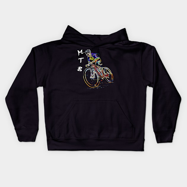 mtb Kids Hoodie by rickylabellevie